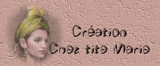 Copyright Cr�ation Chez tite Marie